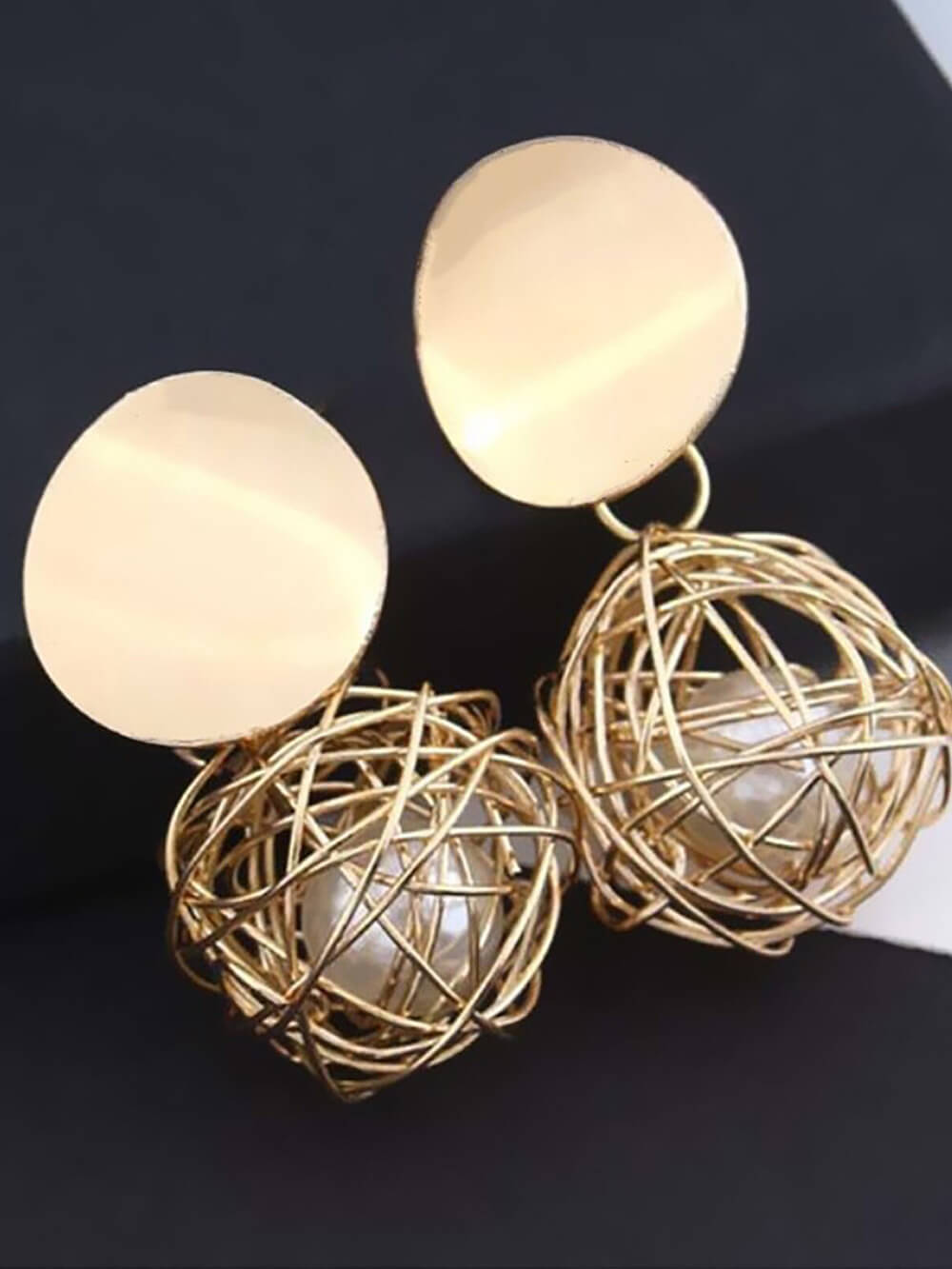 Golden Ball Earrings - Glory Connection