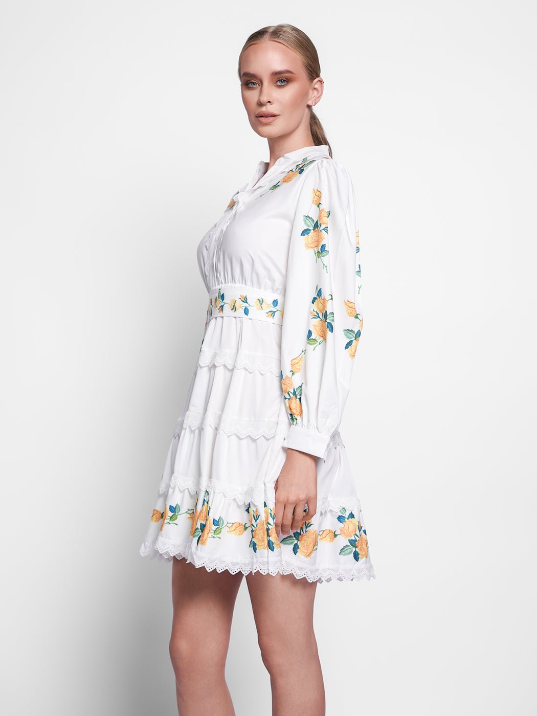 Gracie Flower Mini Dress - Glory Connection