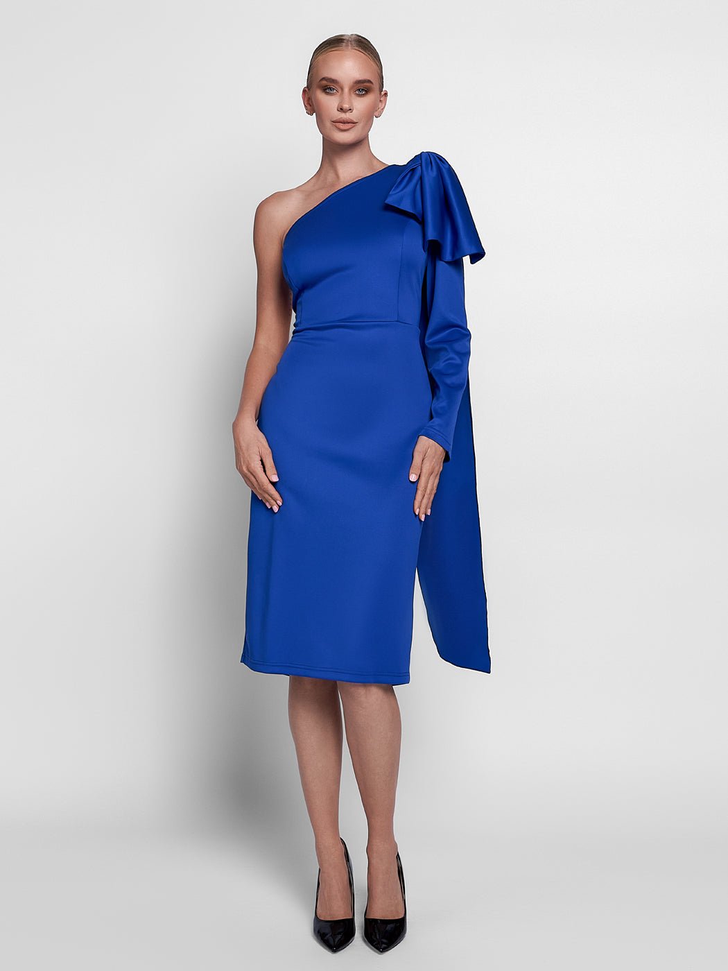 Janessa One Shoulder Midi Dress - Glory Connection