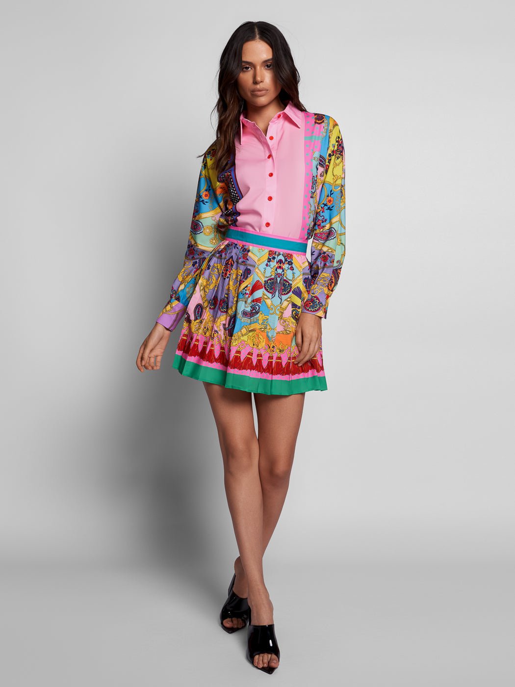 Kendall Top + Skirt Set in Pink - Glory Connection