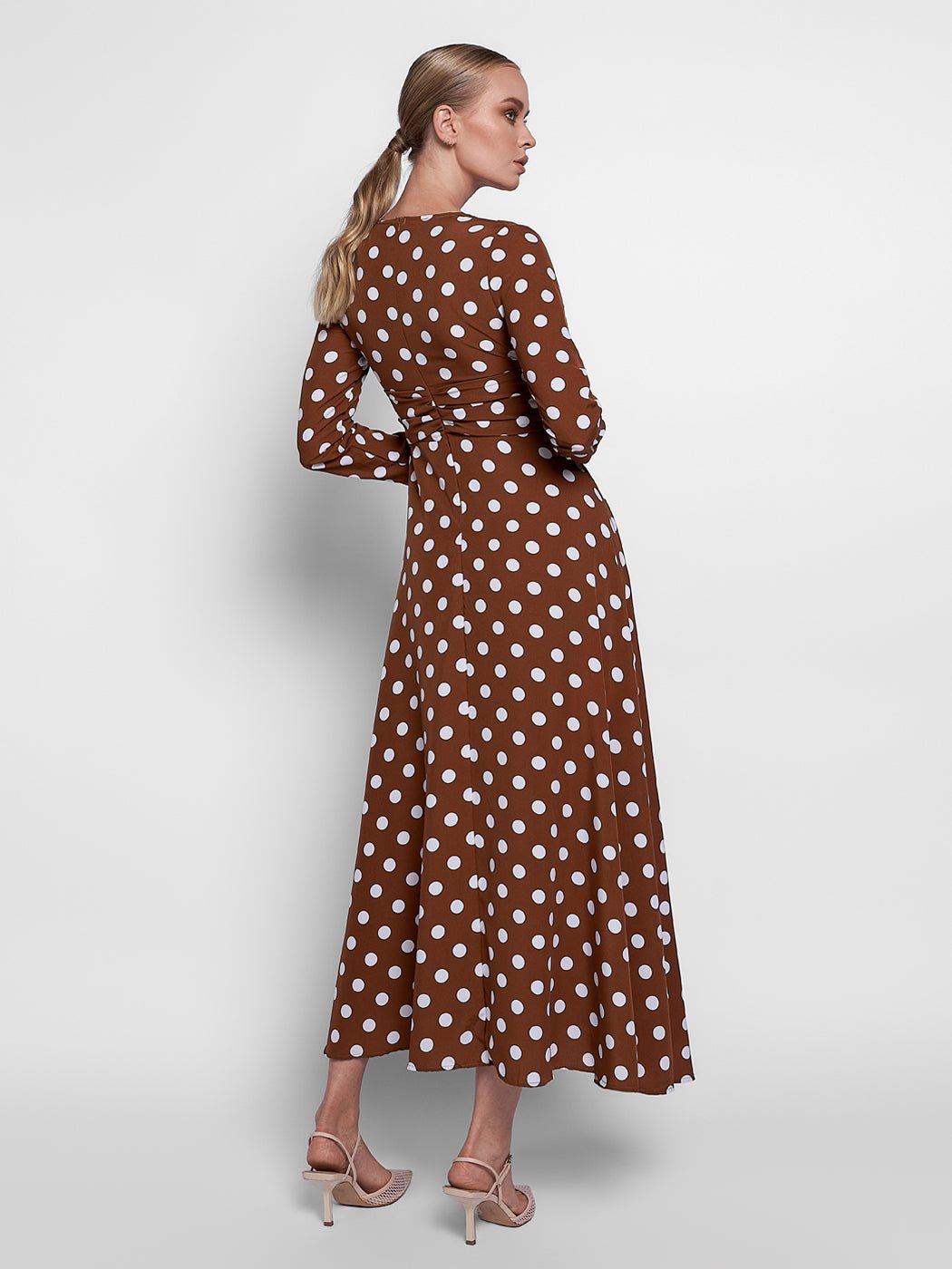 Kylie Polka Dot Maxi Dress - Glory Connection