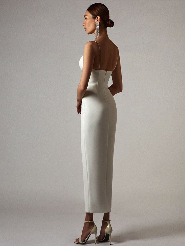 Malnia White Dress - Glory Connection
