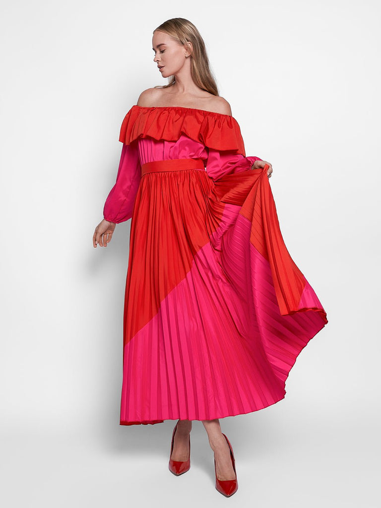 Marguerite Strapless Midi Dress - Glory Connection