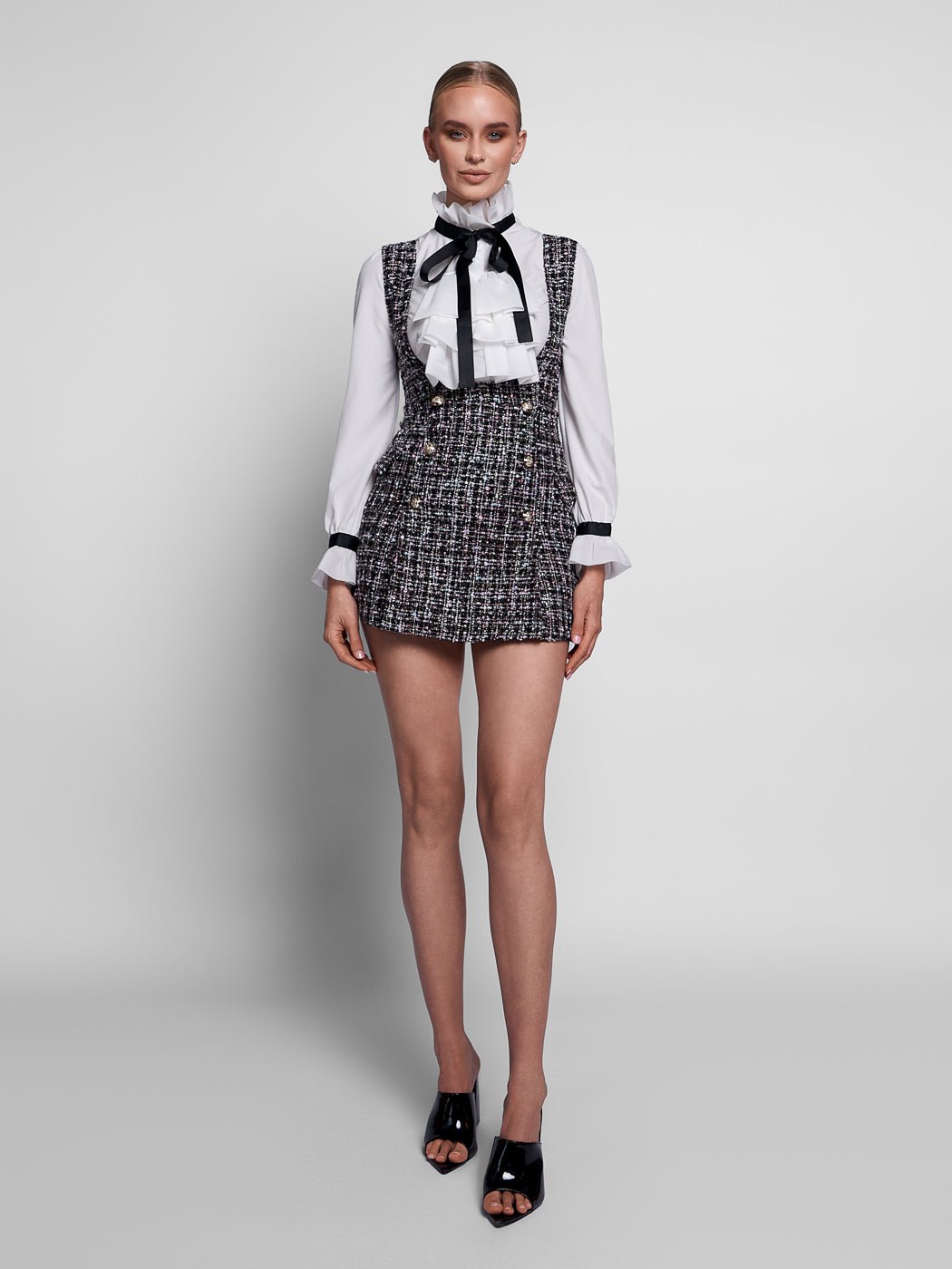 Megan Bow Blouse + Dress Set - Glory Connection