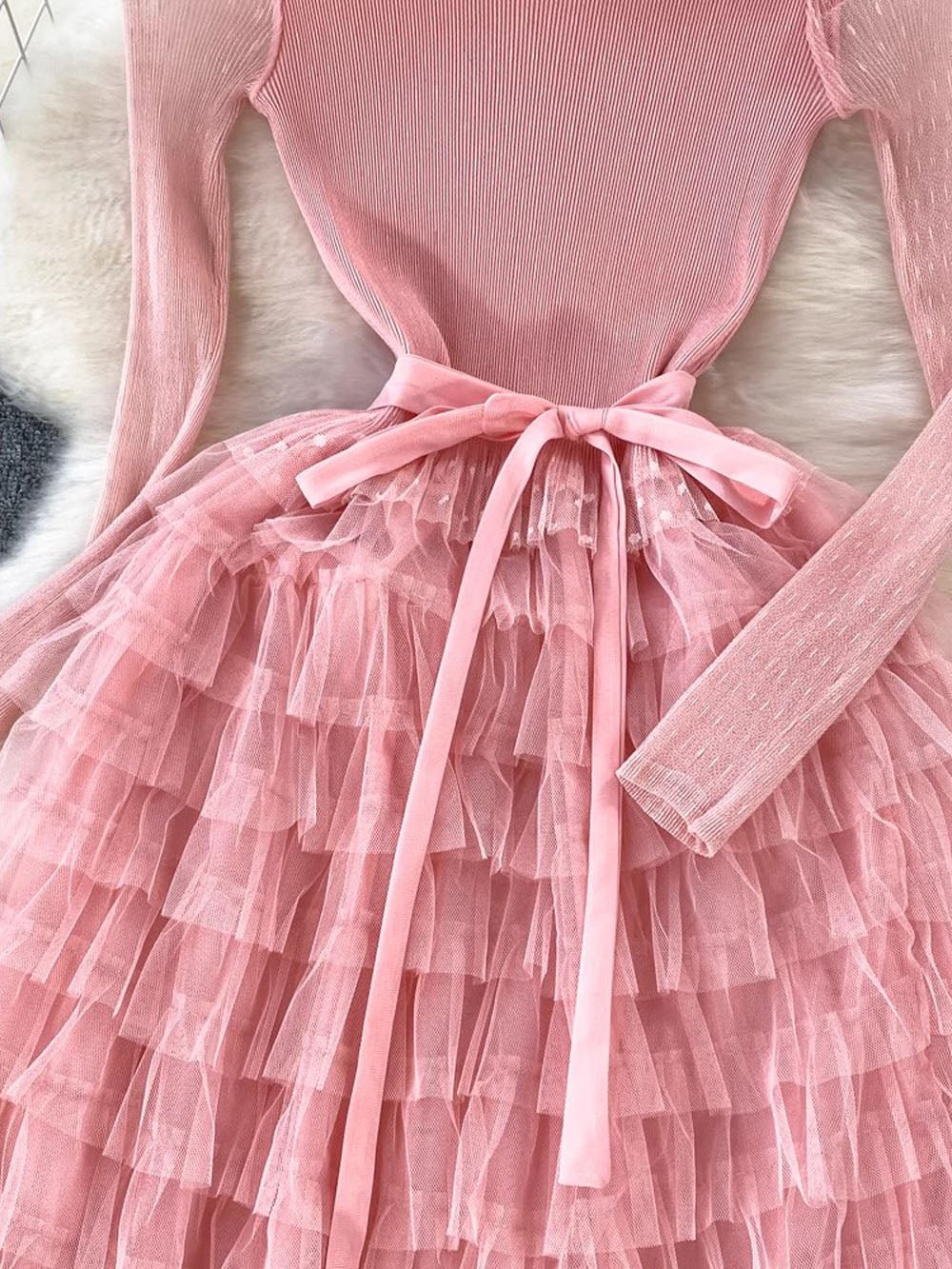 Mila Ruffle Belt Maxi Dress - Glory Connection
