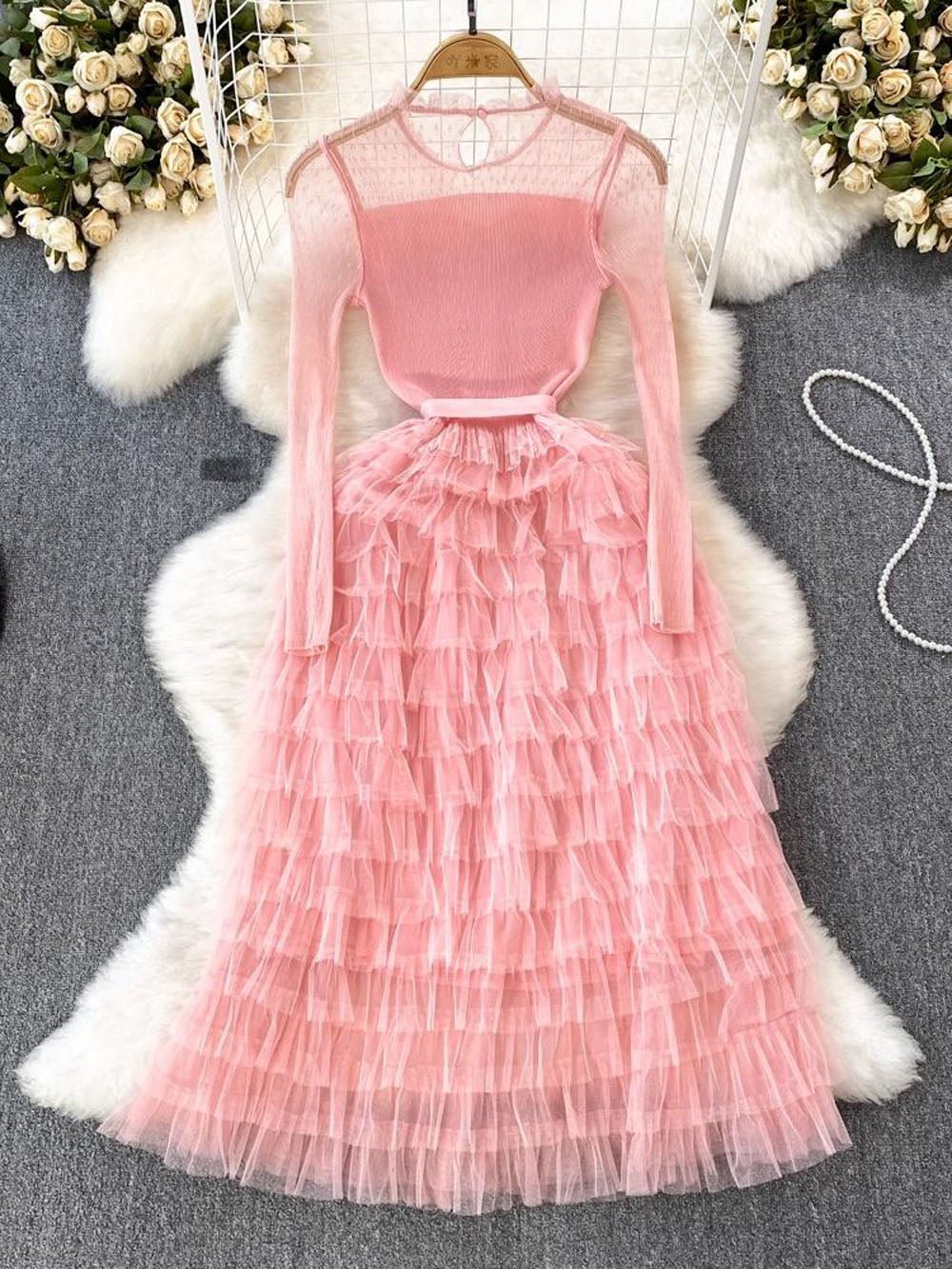 Mila Ruffle Belt Maxi Dress - Glory Connection