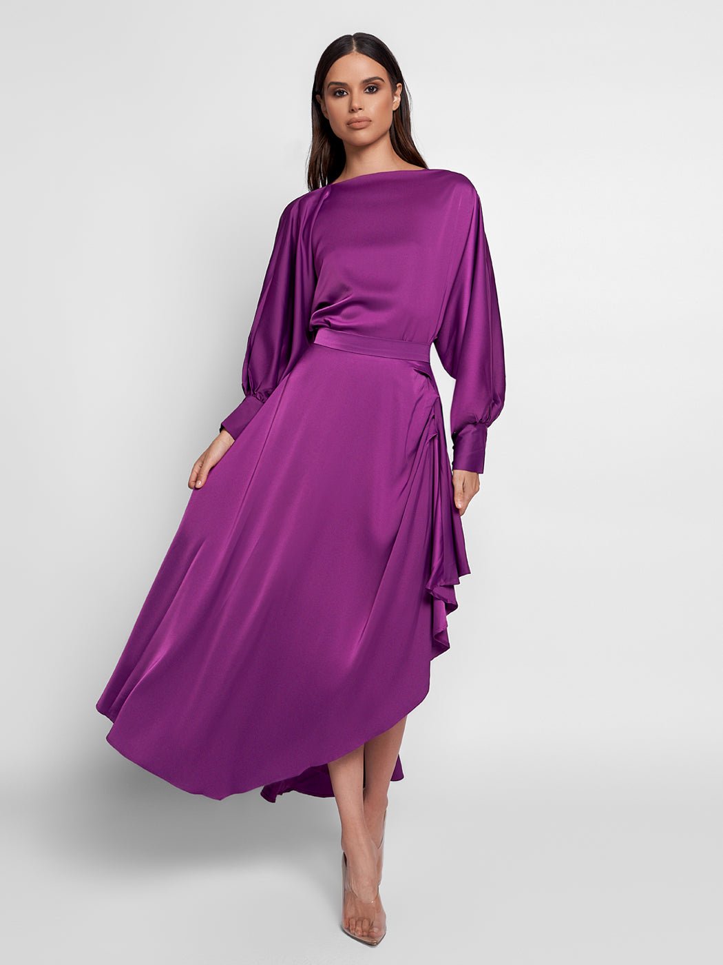 Nelsey Top + Asymmetrical Skirt Set - Glory Connection