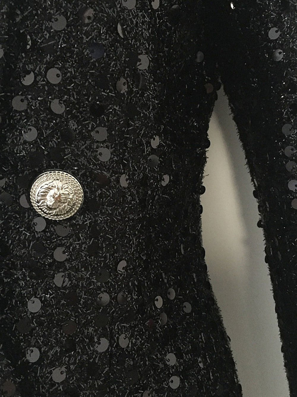 Reagan Black Sequin Blazer - Glory Connection