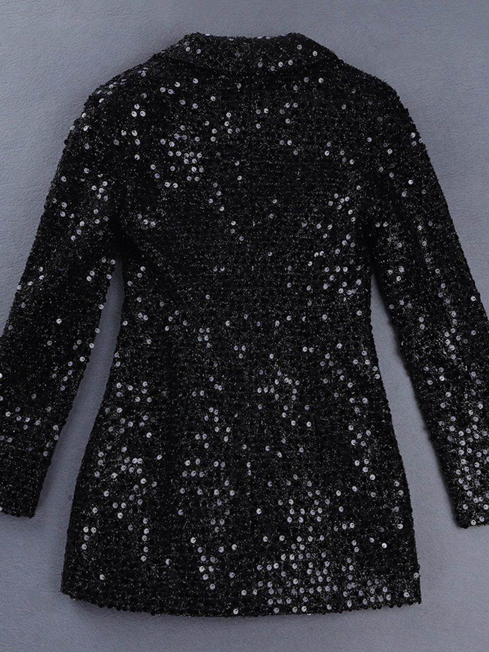 Reagan Black Sequin Blazer - Glory Connection