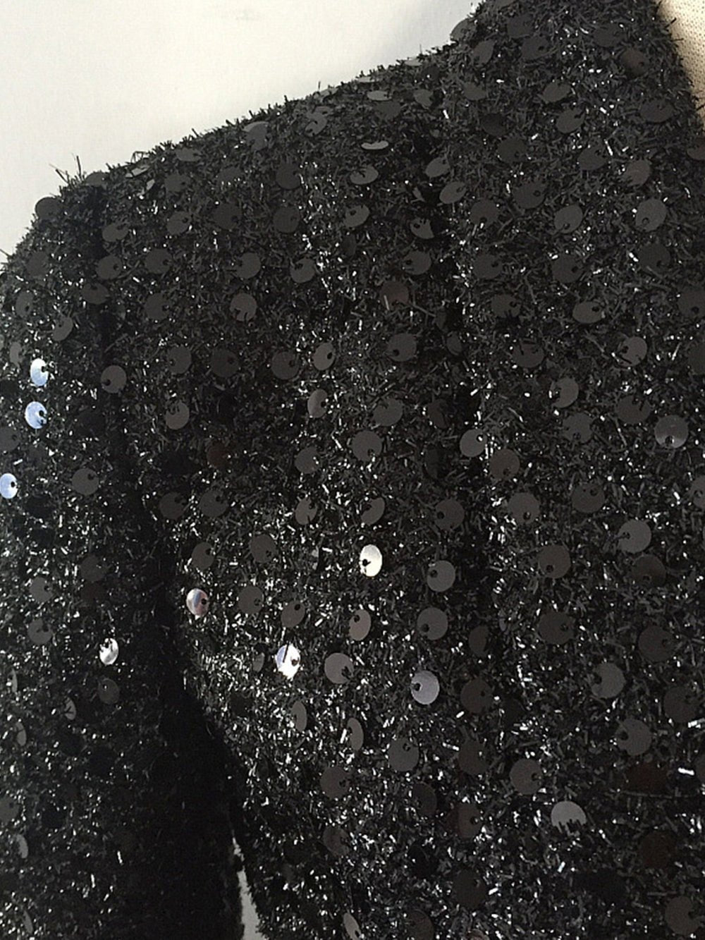 Reagan Black Sequin Blazer - Glory Connection