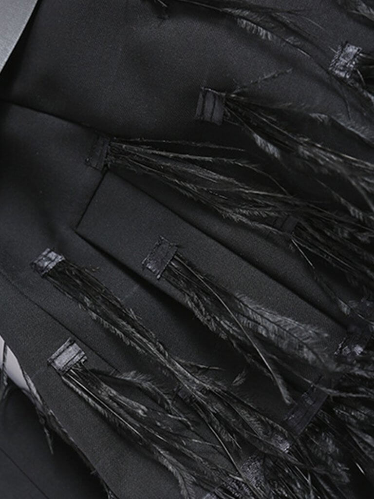 Siena Feathers Blazer Dress - Glory Connection