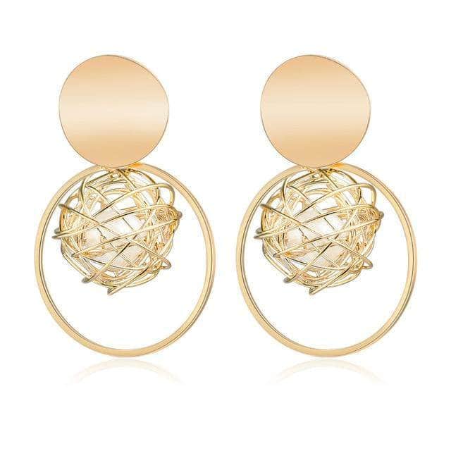 "The" Golden Ball Earrings - Glory Connection