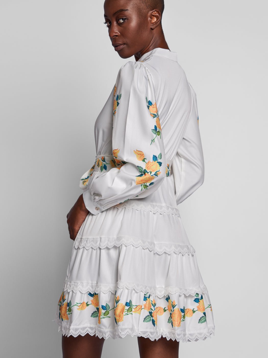Tulipa Flowers Mini Dress - Glory Connection