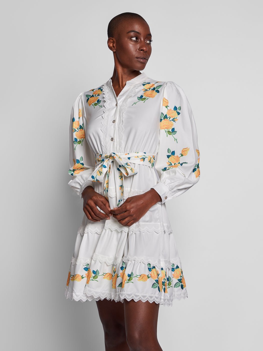 Tulipa Flowers Mini Dress - Glory Connection