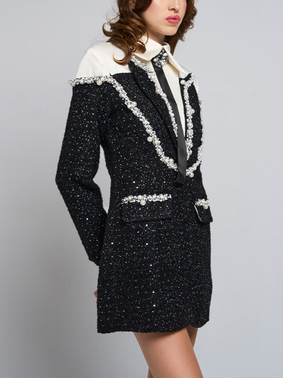 Cassidy Pearl Blazer Dress