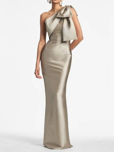 Afiyah One Shoulder Maxi Dress