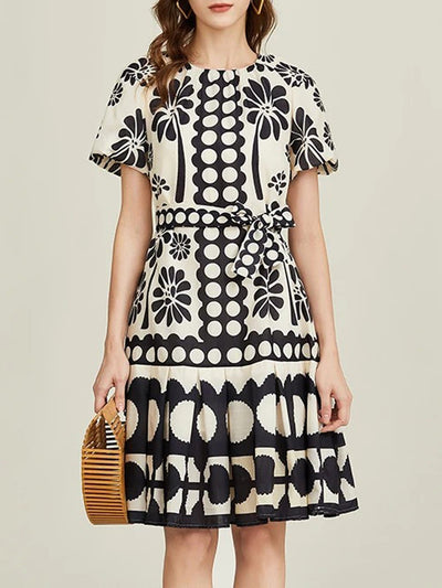 Alana Puff Sleeve Mini Dress