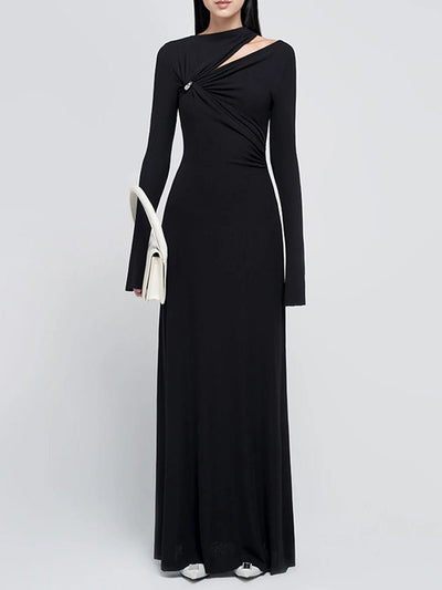 Anastasia Draped Maxi Dress