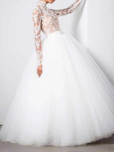 Athena Puffy Tulle Mesh Skirt