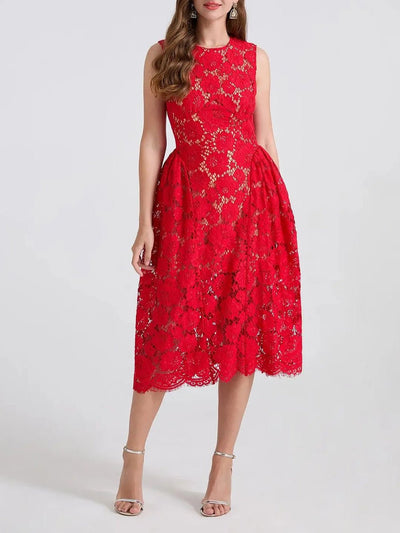 Aurora Sleeveless Midi Dress