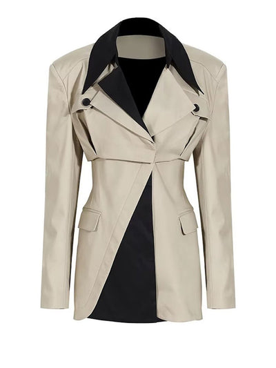 Bianca Asymmetric Trench Jacket