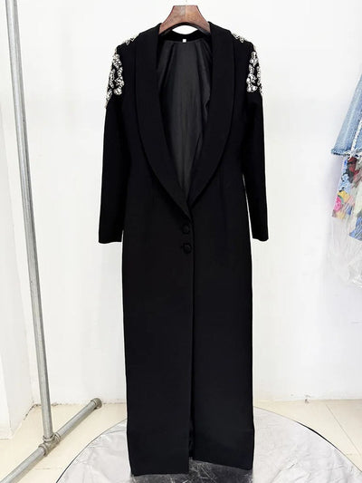 Bianca Beaded Backless Maxi Dress