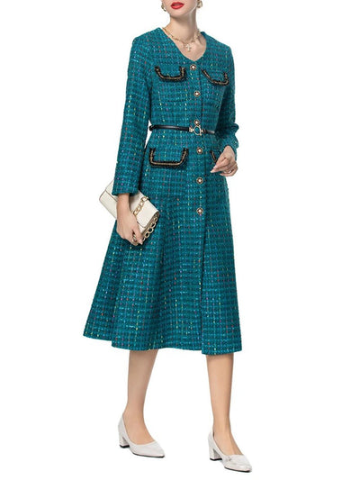 Brielle Long Sleeve Midi Dress