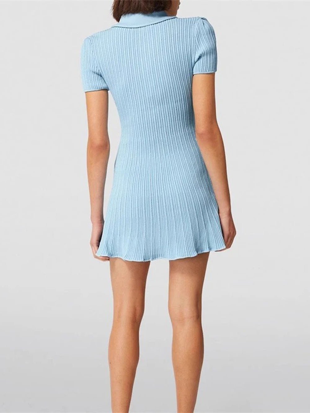 caitlin mini dress Miss Circle Women's Caitlyn Bubble Sleeve Layered Mini Corset Dress