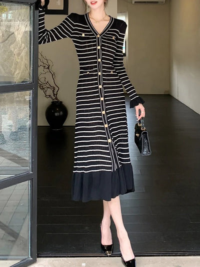 Caitlyn Ruffle Midi Dress