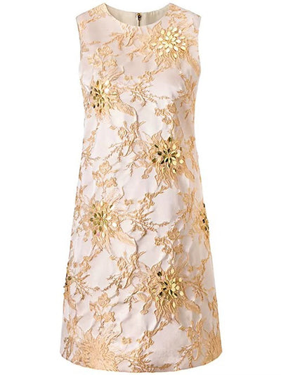 Camille Embellished Floral Mini Dress