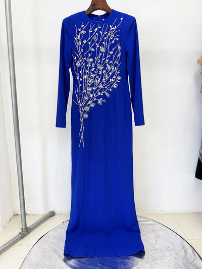 Camille Embellished Long Sleeve Gown