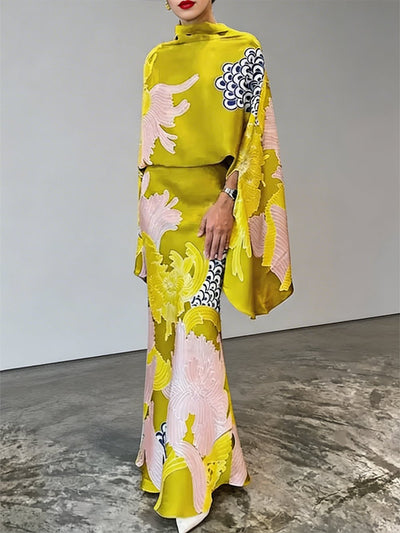 Celeste Botanical Drape Set