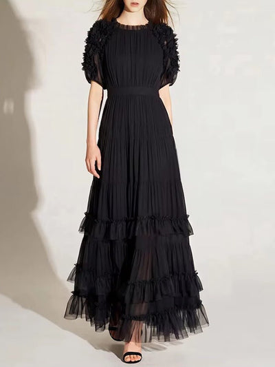 Celeste Ruffle Tier Maxi Dress