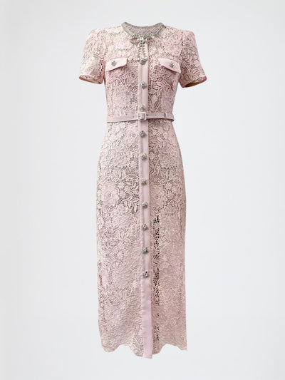 Charlie Diamond Bow Midi Dress