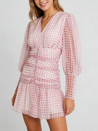 Chloe Check Mini Dress