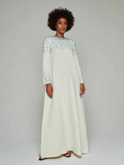 Cilla Pin Embellished Maxi Dress