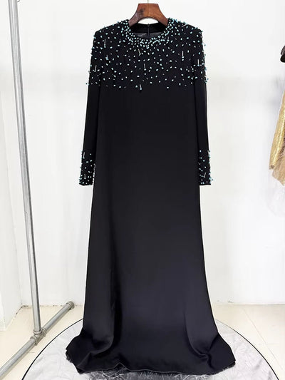 Cilla Pin Embellished Maxi Dress