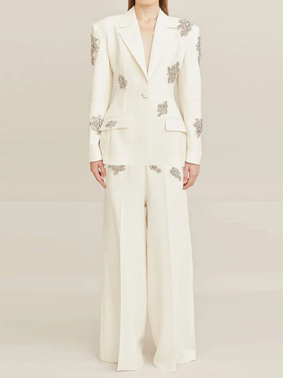 Cora Diamond Blazer & Pants Set