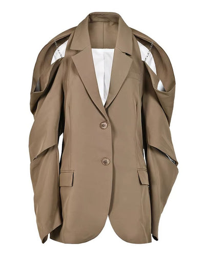 Marcella Cutout Back Blazer