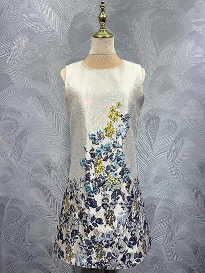 Daphne Embellished Floral Mini Dress