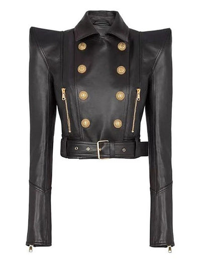 Delilah Double-Breasted Cropped Jacket