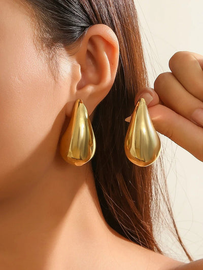 Doris Water Drop Metal Earring