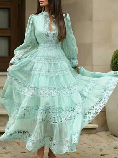 Eliza Hollow Out Maxi Dress