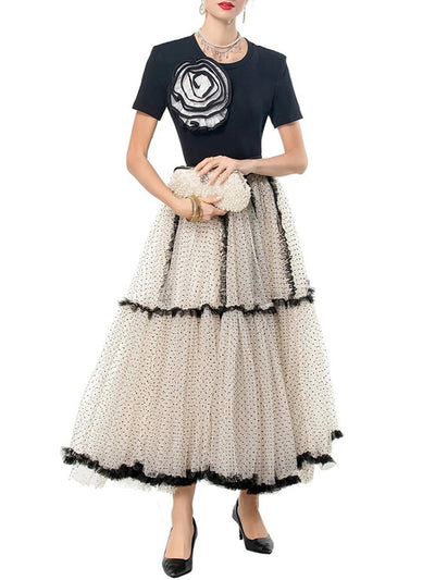 Emersyn Polka Dot Top & Skirt Set