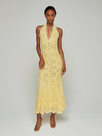 Esther Halter Lace Maxi Dress