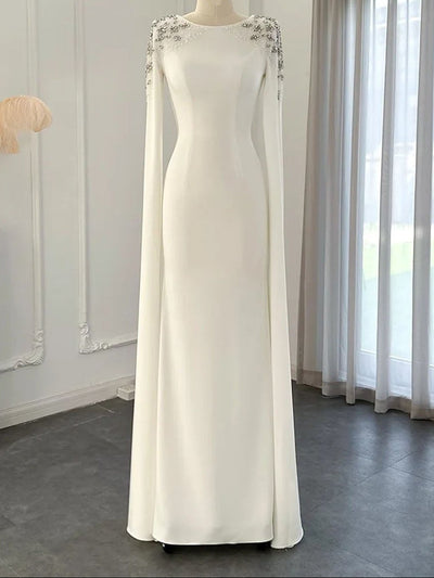 Evangeline Cape Evening Gown