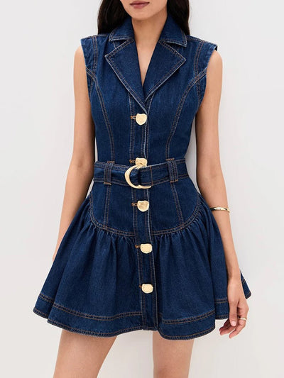 Fiona Belted Shirt Mini Dress