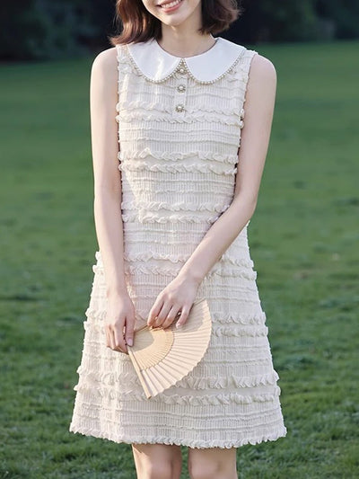 Fiona Pearl Collar Mini Dress