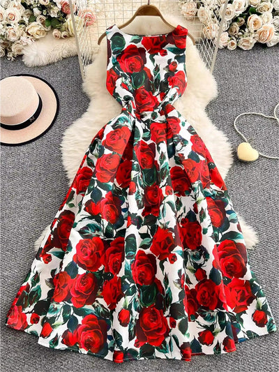 Hannah Sleeveless Midi Dress