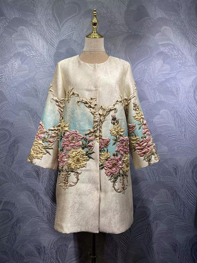 Helena Scenic Floral Coat